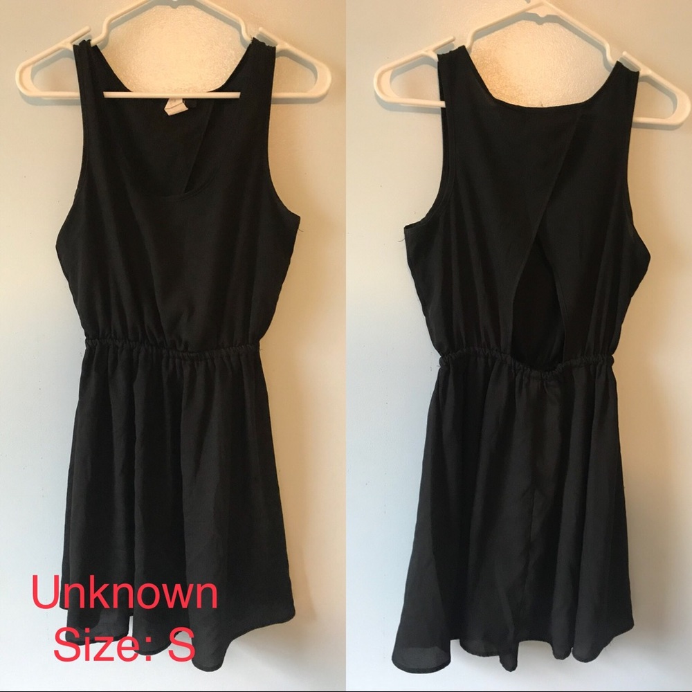 Black Backless Dress